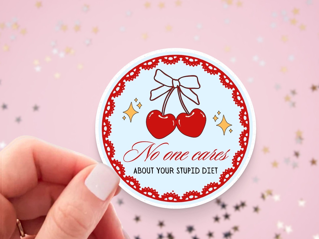ED Recovery Sticker Motivational Mental Health Vinyl Decal for Eating ...