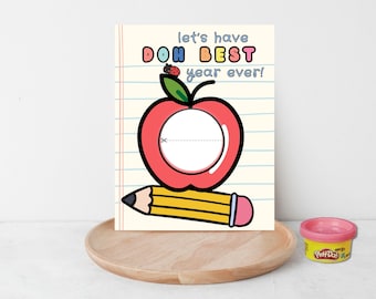 Etiquetas de regalo imprimibles de Play-Doh, recuerdo de regreso a clases (descarga digital)