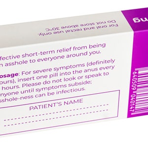 Anti-Asshole Prank Pill Box: Funny Gag Gift image 5