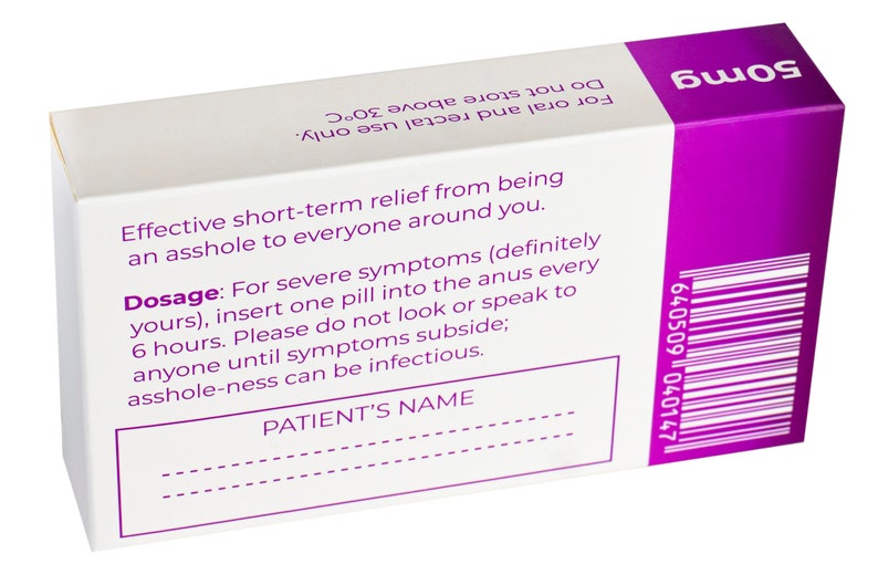 Anti-Asshole Prank Pill Box: Funny Gag Gift image 5