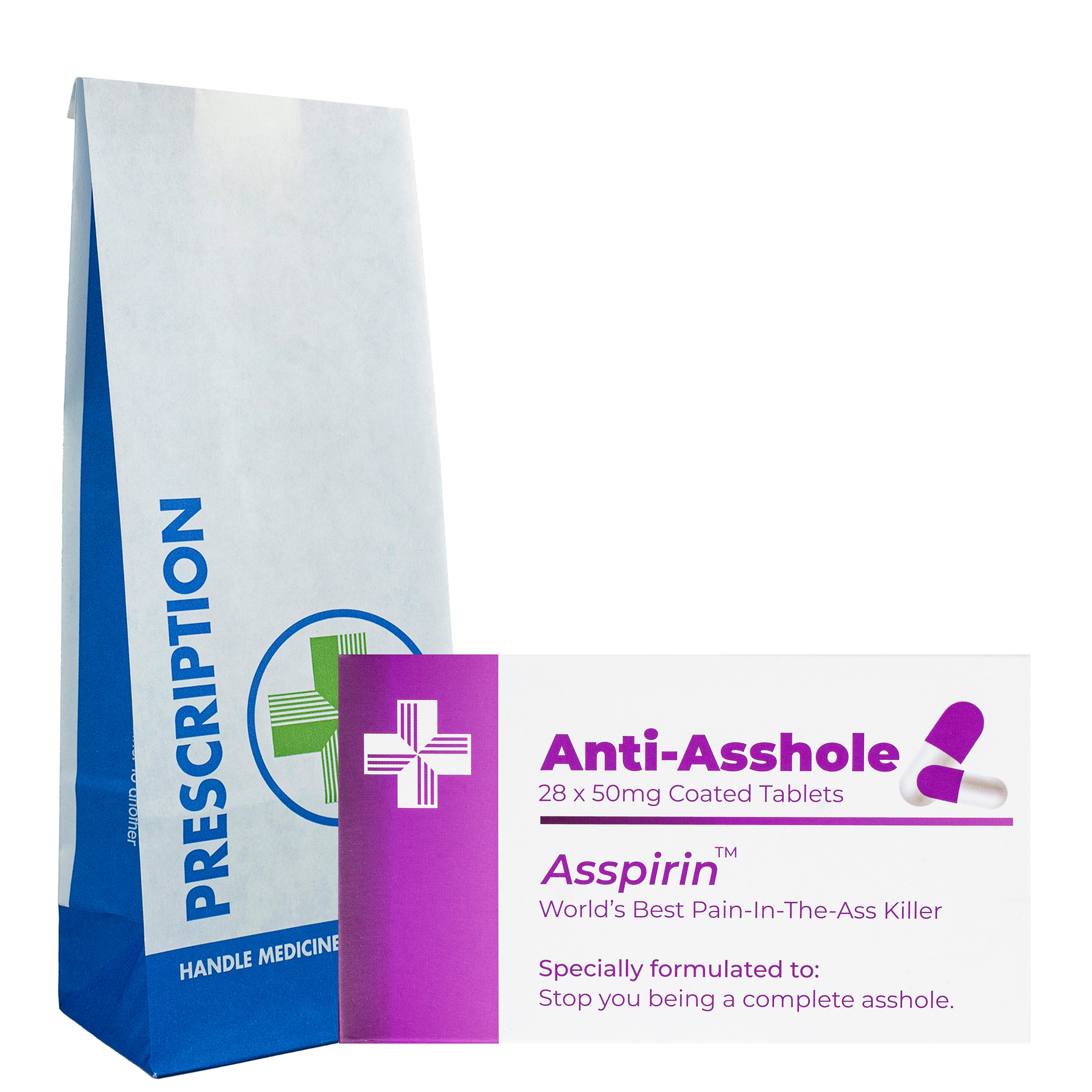 Anti Asshole Prank Pill Box Joke Funny Mother's Day and Etsy Canada