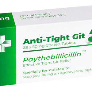 Anti-Asshole Prank Pill Box: Funny Gag Gift Anti-Tight Git
