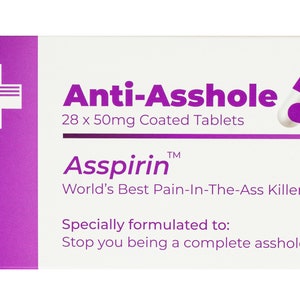Anti-Asshole Prank Pill Box: Funny Gag Gift image 2
