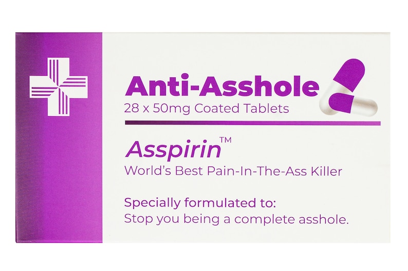 Anti-Asshole Prank Pill Box: Funny Gag Gift image 2