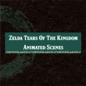 The Legend of Zelda Tears of the Kingdom Twitch Background ANIMATED [INSTANT DOWNLOAD]