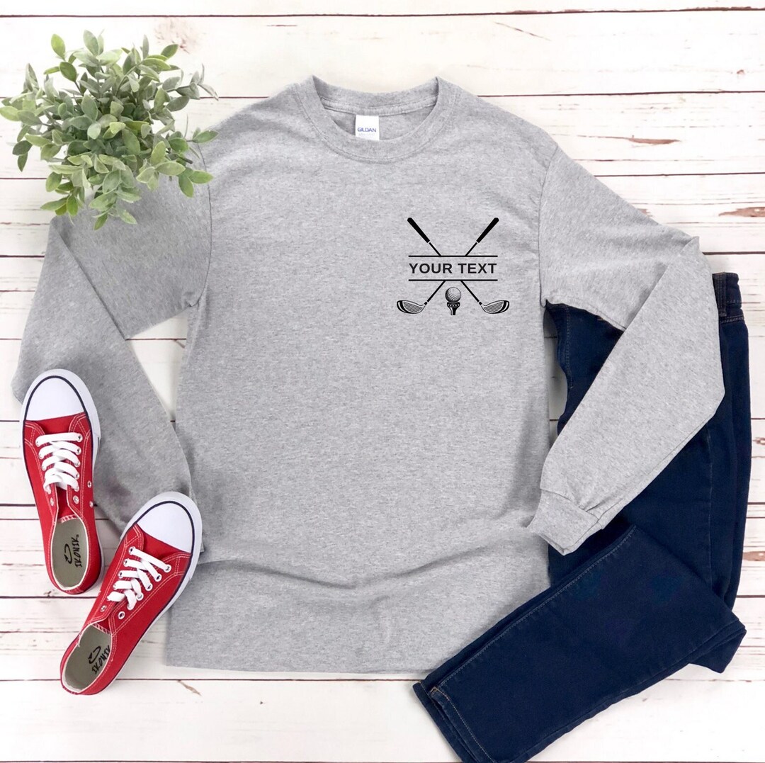 Personalized Golf Long Sleeve Shirt, Golf Masters Tournament Long