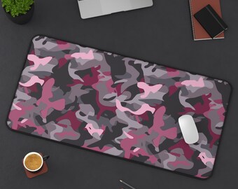 Large Gaming Mouse Pad, XL Mousepad Design With Camouflage, Extended Keyboard Mats For Desk - View #4