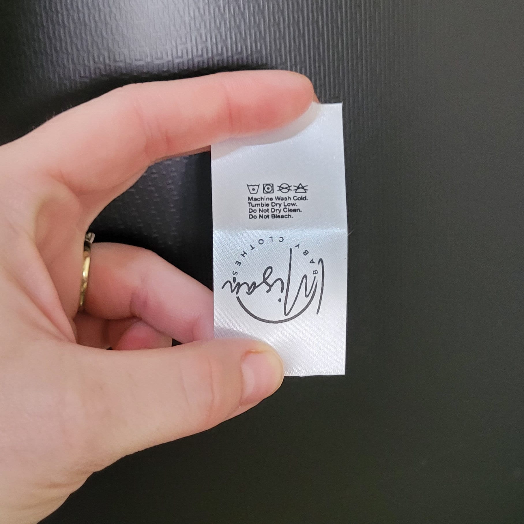 Care Labels Sew in Label | Custom Logo Clothing Labels | Fabric Fold ...