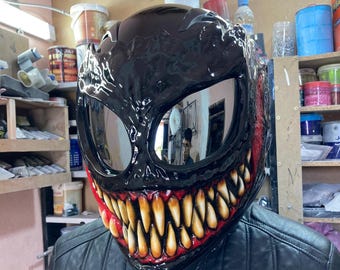 Custom helmet Venom helmet motorcycle helmet open face Dot and ECE CERTIFIED  our special design Free shipping