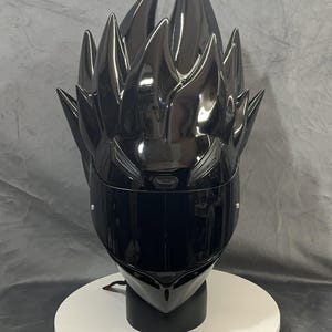Vegeta-helm op maat gemaakte helm: DOT ECE-gecertificeerde AGV fullface gelimiteerde oplage 15 stuks