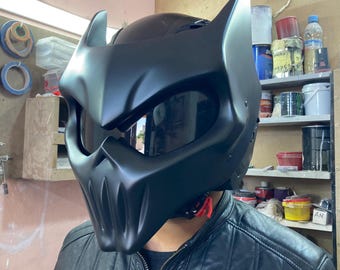 Skull Batman-motorhelm: custom design, DOT- en ECE-gecertificeerd