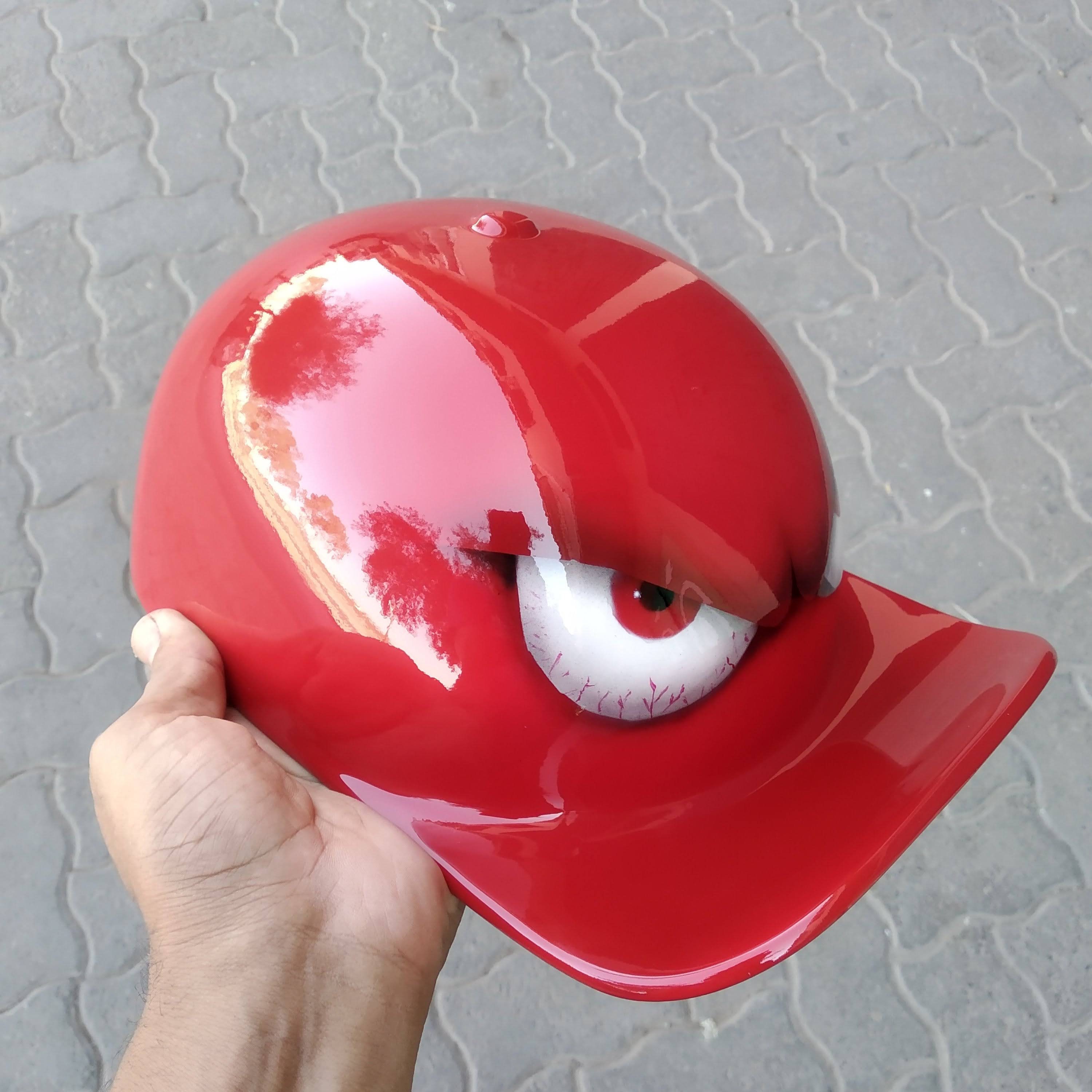 Cap Baseball Helmet Custom Motorcycle Helmet Full Handmade Fiberglass