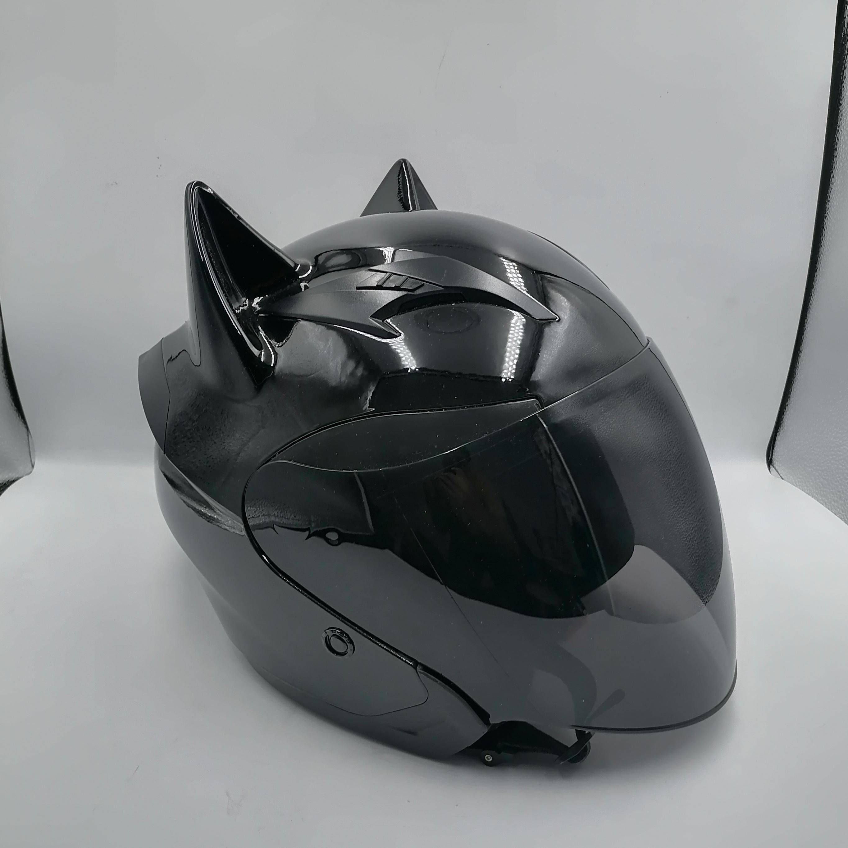 catwoman motorcycle helmet 2022 Catwoman Motorcycle Helmet: DOT ECE Certified Open Face Design