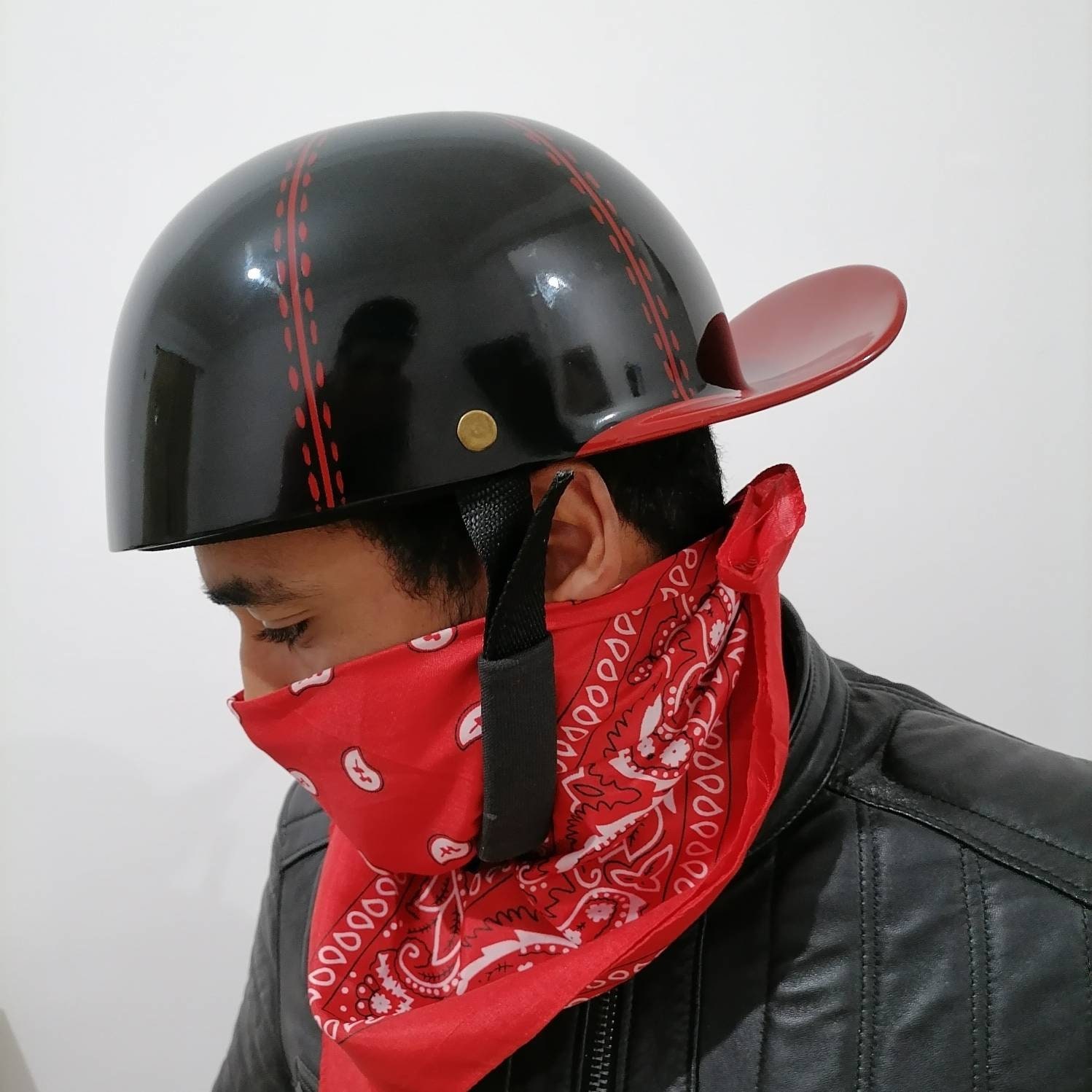 Baseball Cap Motorcycle Helmet 