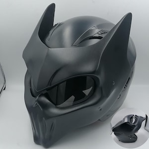 Skull Bat custom helmet motorcycle open face Dot ECE CERTIFIED  our special design Fast and Free shipping