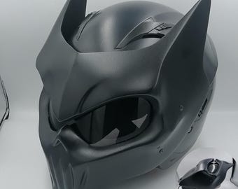 Skull Bat custom helmet motorcycle open face Dot ECE CERTIFIED  our special design Fast and Free shipping