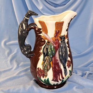 Majolica-kan voor jachthonden en wild