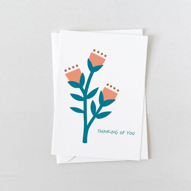 Greeting Cards | Thinking of You Flower Card | Get Well Soon Cards ...