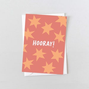 Cartes de vœux | Carte de célébration Hourra étincelle | Cartes d’anniversaire | Cartes de fin d’études | Cartes écologiques, papeterie durable