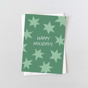 Cartes de Noël | Joyeuses | de cartes Sparks des Fêtes Cartes de vœux écologiques, papeterie durable | Coffret de 8