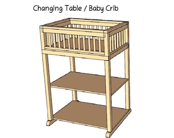 Baby Changing table / Crib plan PDF