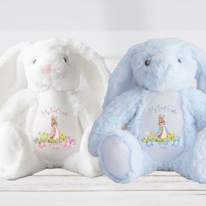 Personalised First Easter Teddy,First Easter Gift,Babies First Easter,Easter Gifts,Personalised Easter Gifts,1st Easter,Peter Rabbit,Bunny image 4