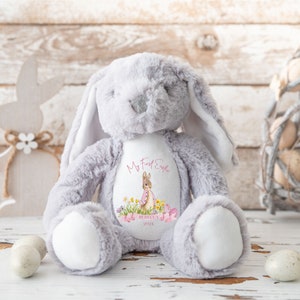 Personalised First Easter Teddy,First Easter Gift,Babies First Easter,Easter Gifts,Personalised Easter Gifts,1st Easter,Peter Rabbit,Bunny image 2