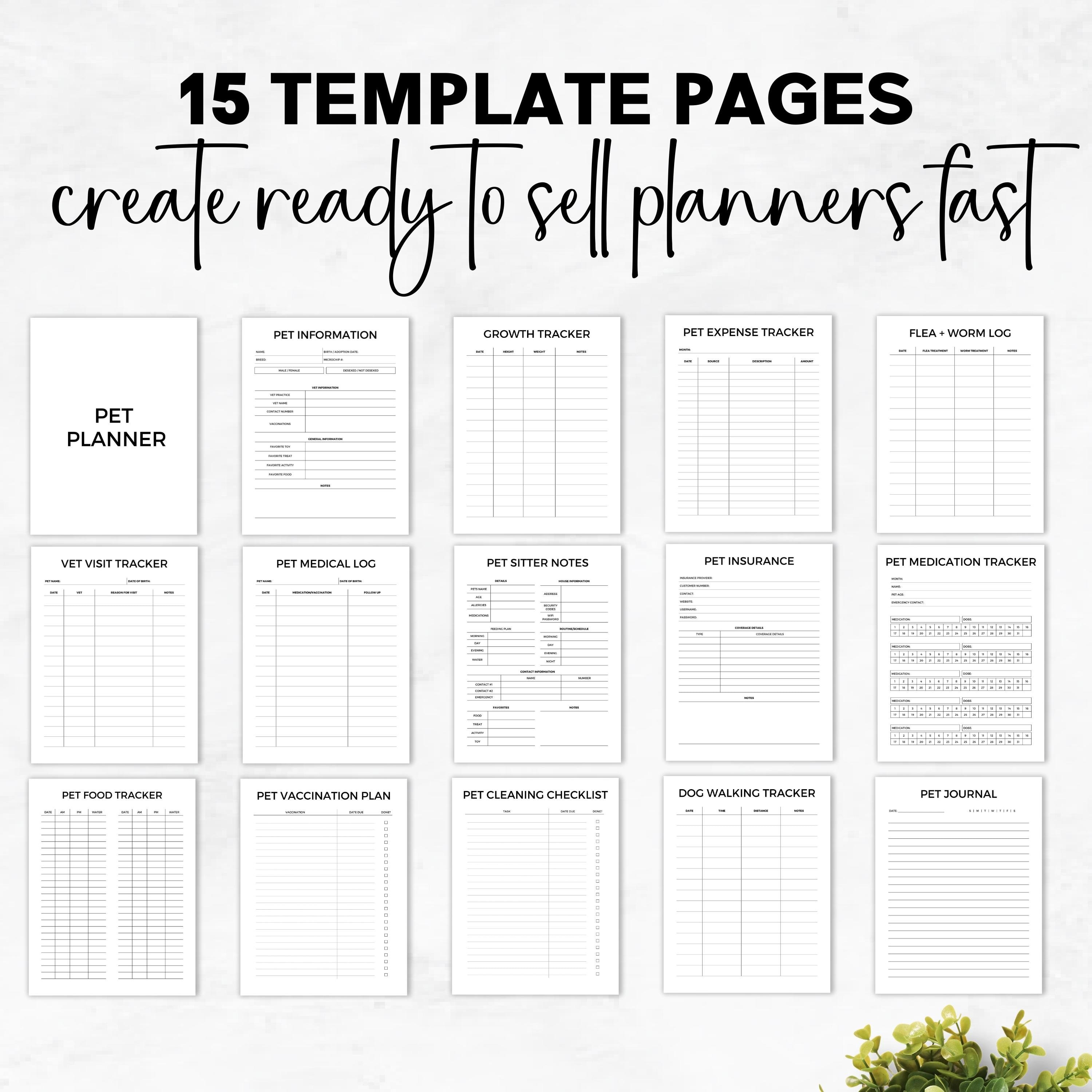 pet-planner-template-canva-pet-planner-template-editable-printable
