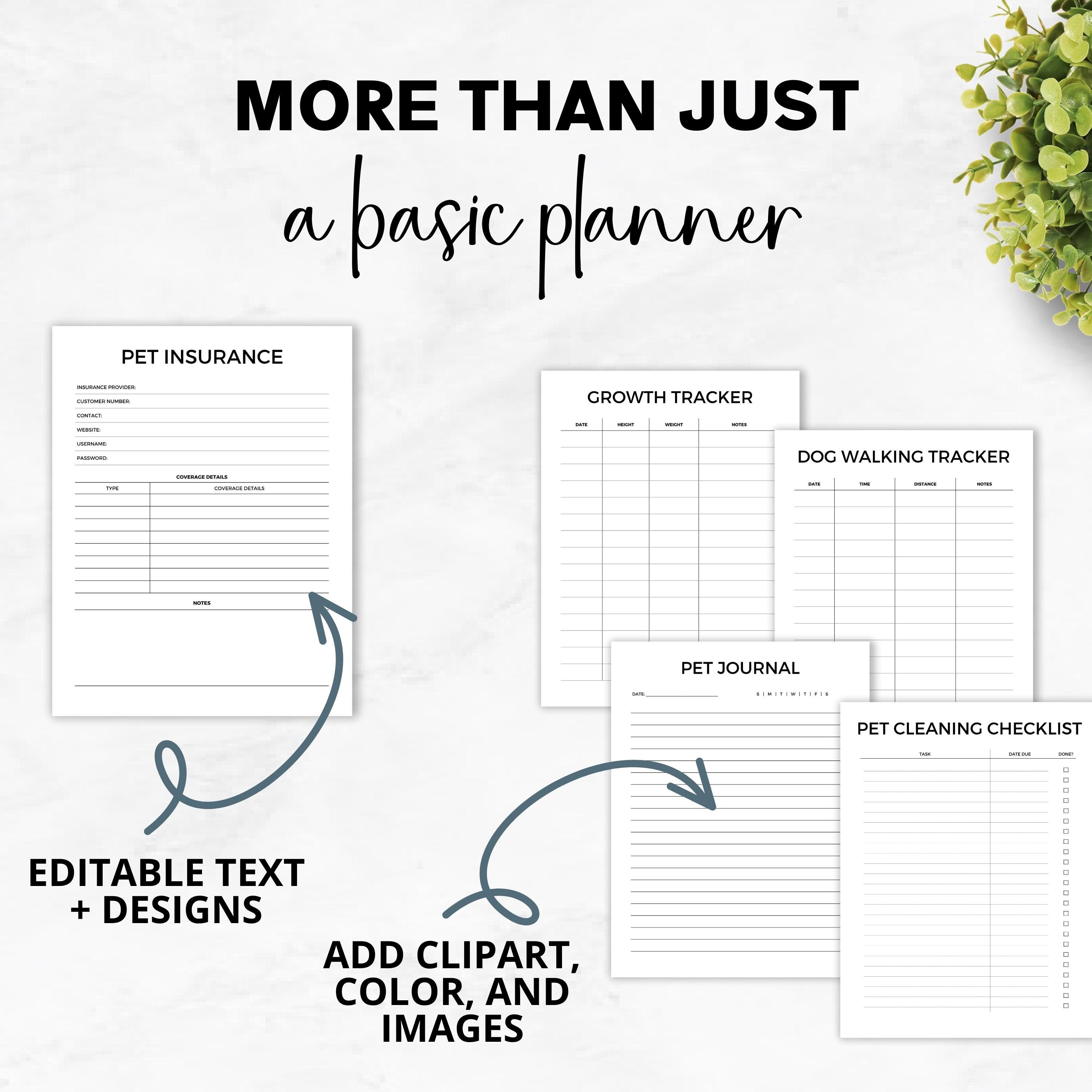 pet-planner-template-canva-pet-planner-template-editable-printable