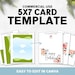 5x7 Folded Card Template Canva Template Commercial Use 5x7 Greeting 5x7 Folded Card Template Canva Template Commercial Use 5x7 Greeting