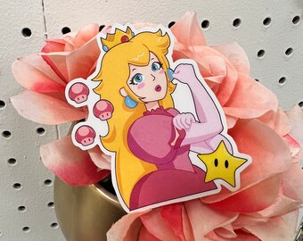 Princess Peach Stationery Stickers