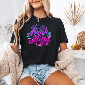 School Lunch Lady Shirt, Lunch T-Shirt, Cute Lunch Lady Tshirt, Cafeteria Worker Tshirt, Lunch Lady T, Gift For Lunch Lady, Gift Idea