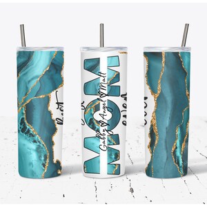 Mom Tumbler with Kids Names Personalized Gift For Mom Mother&#39;s Day Gift for Mama Gift For Mom