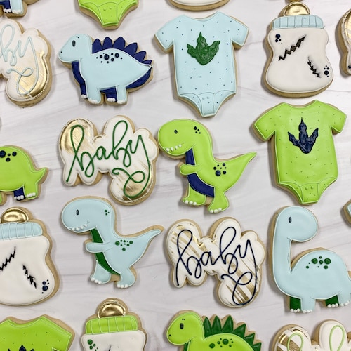 Dinosaur Baby Shower Theme Dinosaur Birthday Hatching Soon - Etsy