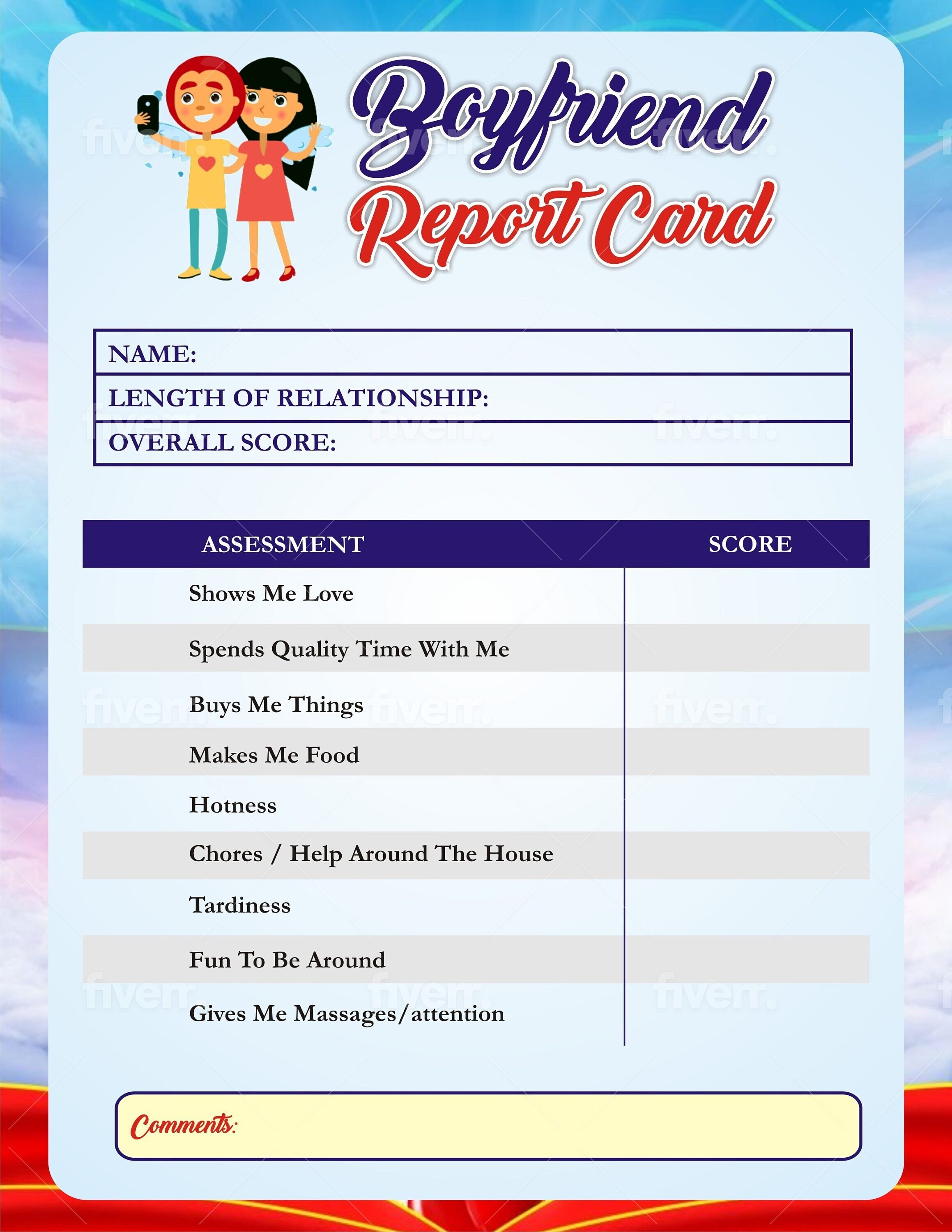 Boyfriend Card - Etsy