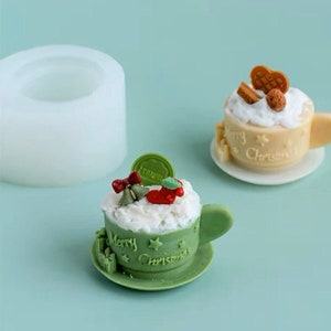 Cupcake Candle Silicone Mold | DIY Mold | Christmas Candle Mold | Christmas Gift | Wax Mold | Handmade Mold | Soap Mold | Plaster Mold