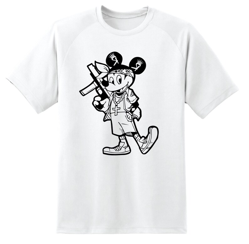 Buy Mickey With the Blicky Meme Shirt Online in India - Etsy