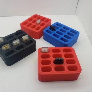 Luster ポッドホルダー | 4x3 | ポッド 12 個収納可能 | Ohio Vape Products