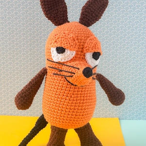 Brinquedo de crochê amigurumi: Die Maus |  Die Sendung mit der Maus |  Amigurumi de personagem pop |