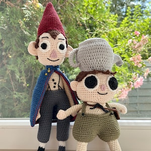 Amigurumi Crochet Toy: Wirt & Greg  |  Pop Character Amigurumi  | Over The Garden Wall TV Show