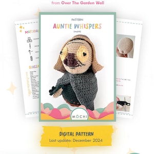 PDF Digital [ENG] Pattern: Auntie Whispers Over The Garden Wall |  Pop Character Amigurumi Crochet  |  English Pattern  |
