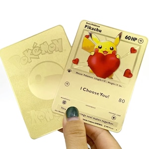 Picachu I choose you card