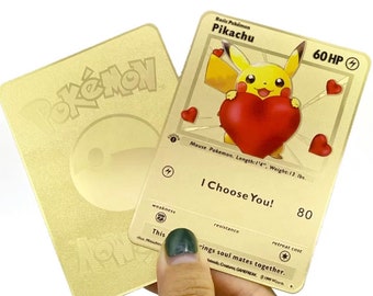 Picachu I choose you card