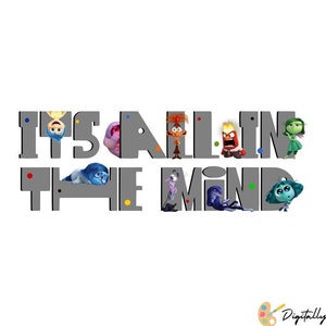 All In The Mind Png File, Digital Download