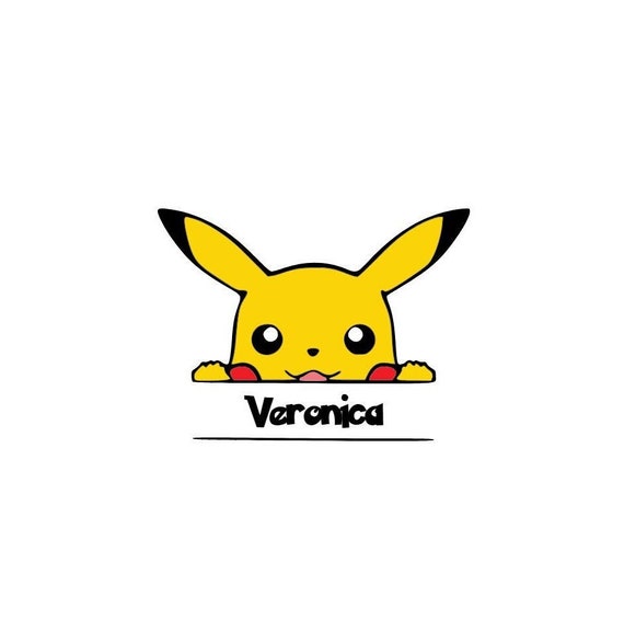 Pokemon Monogram Frame Svg and Font