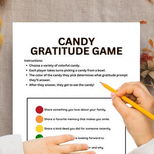 Candy Gratitude Thanksgiving Games Printable, Family Reunion Games, Family Game Night, Fun Party Games, Family Activities, Kid Friendly