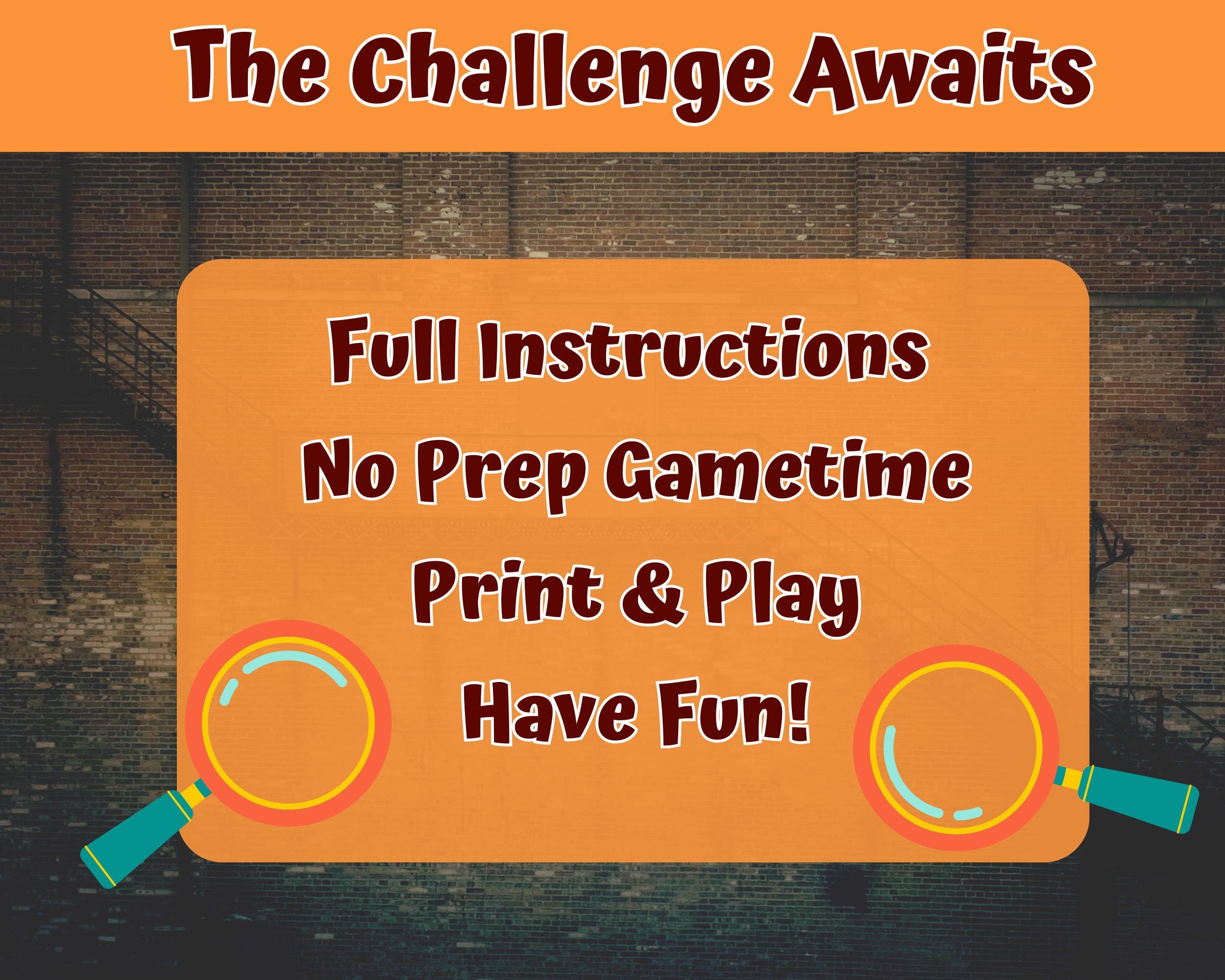 Printable Thanksgiving Escape Room for Kids, Holiday Party Games, Kids ...