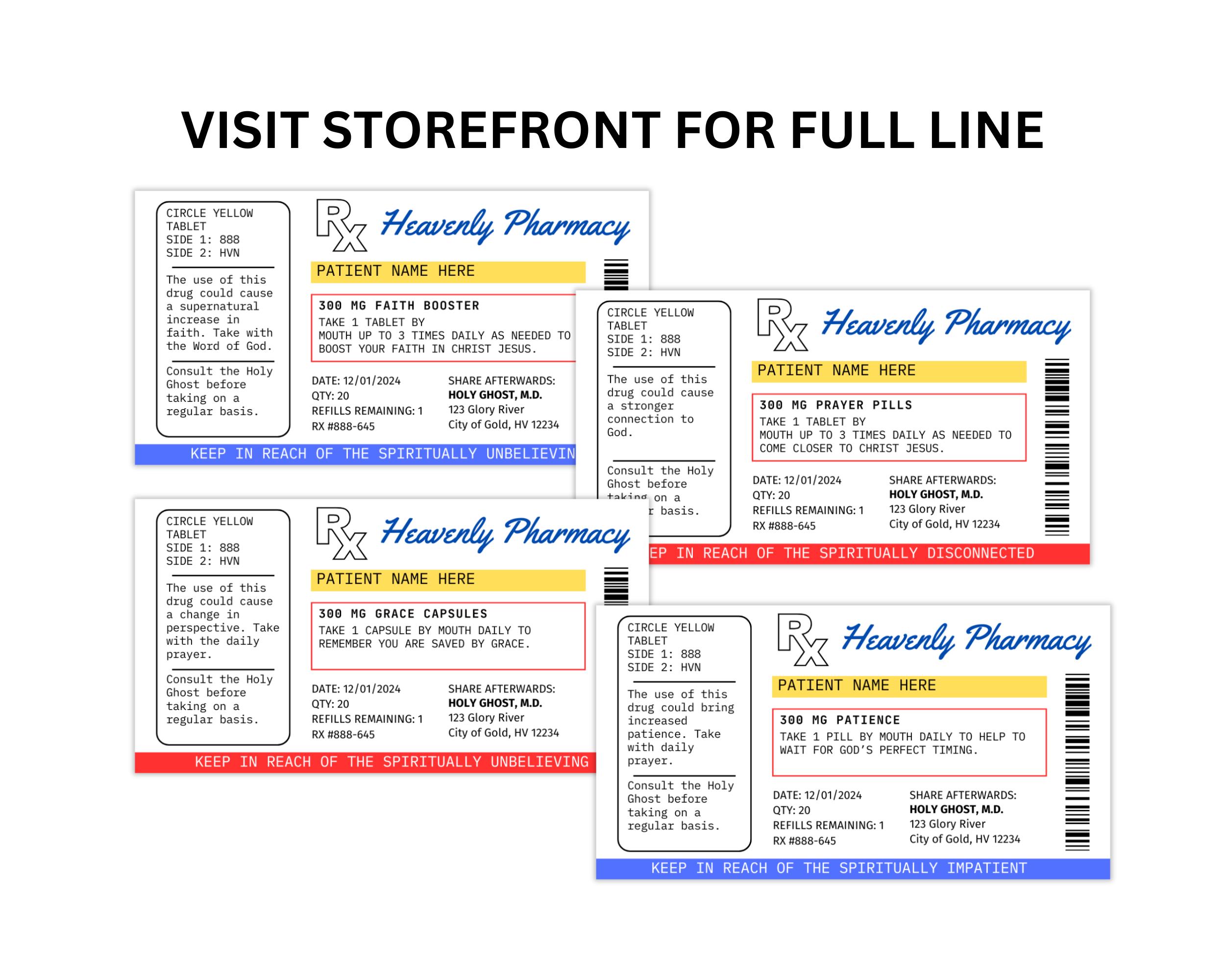 Prescription Label Template, Canva Template Editable, Pill Bottle Label ...