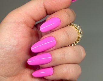 AS IF! | Apres Gel X Press On Nails - Pink Nails - Girly Nails- Classy Nails - Trendy Nails -Custom Nails - Handmade Nail - Light pink