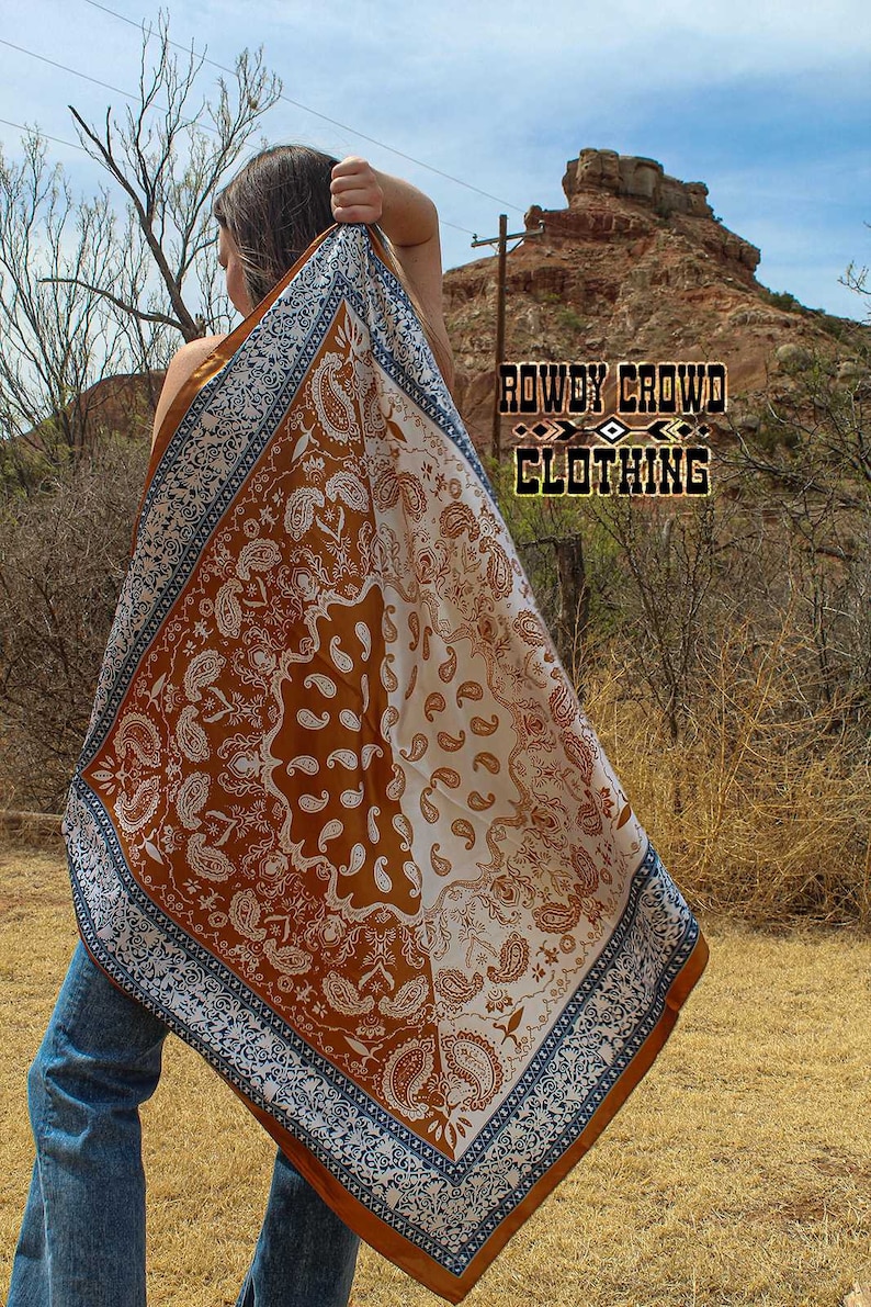 Cowboy Copper Wild Rag - Etsy
